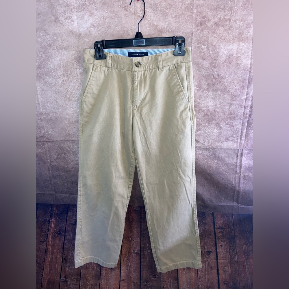 Tommy Hilfiger boys tan chino pants-size 14-EUC! - Picture 2 of 5